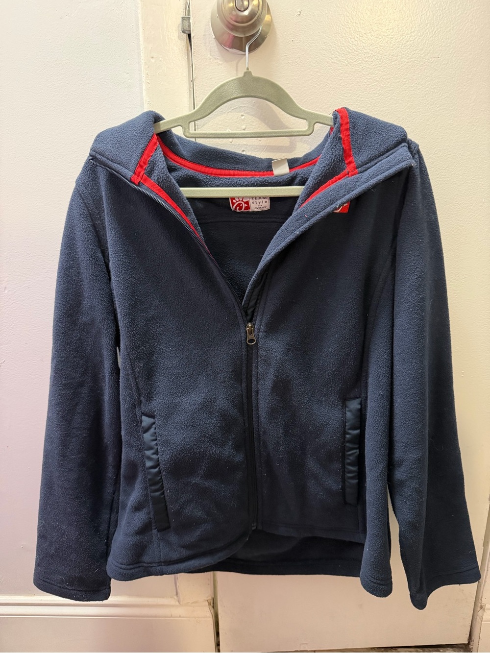 Chick-fil-A OOBE Navy Blue Fleece Full Zip Jacket Pullover Men’s/Women’s M